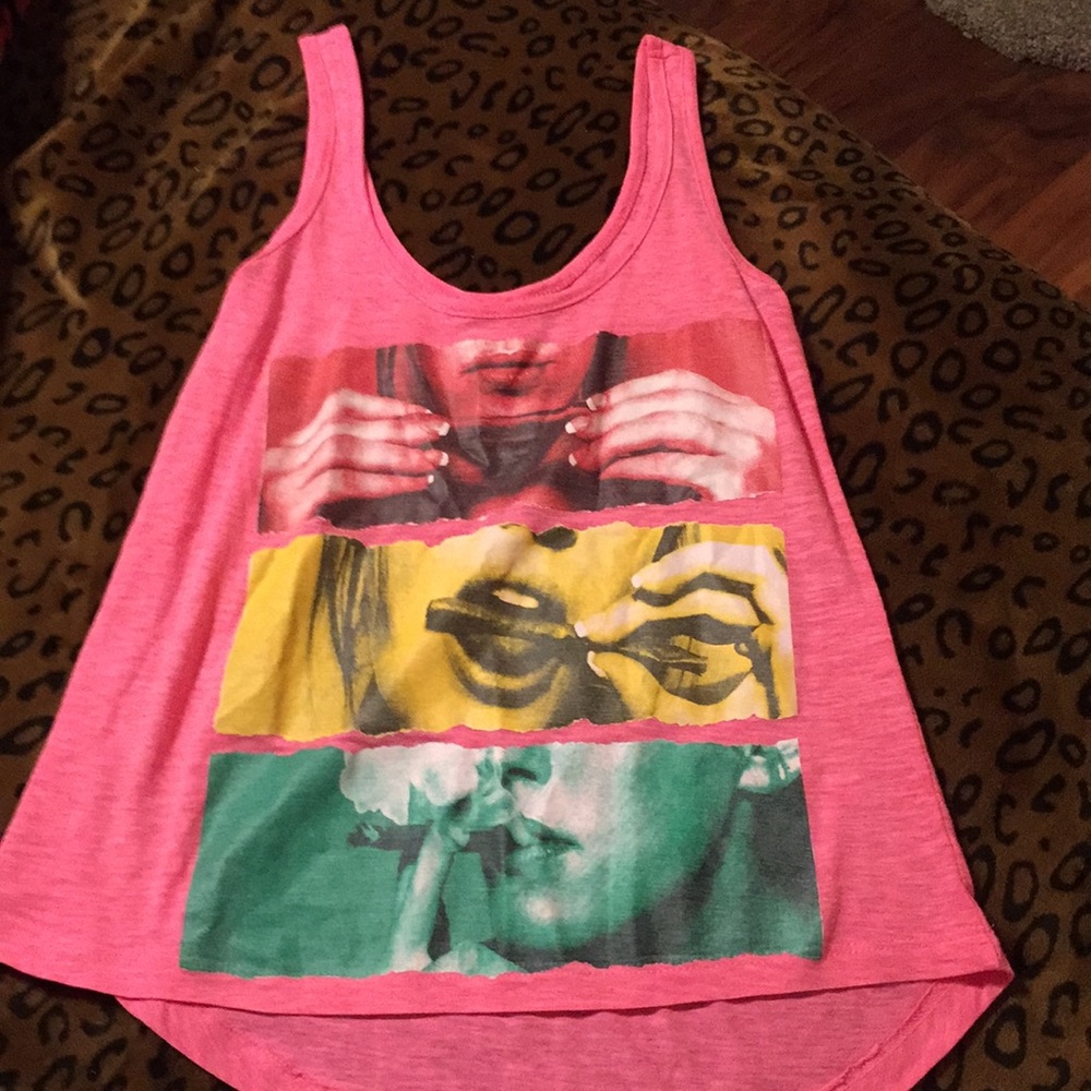 Small Bright Pink 4:20 Tank Top